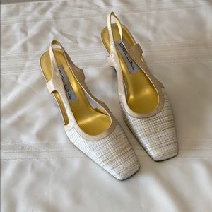 Women’s Bellini New White/Tan Heels